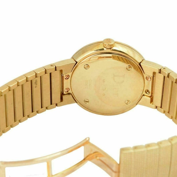 Christian Dior Diamonds Swiss Gold Watch - Picture 4 of 6